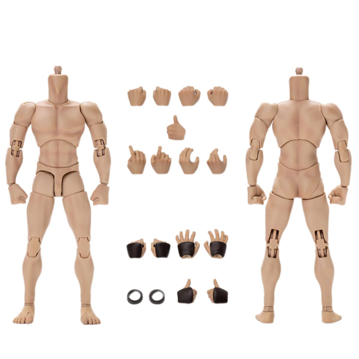 Amazon.co.jp: HiPlay 吞時スタジオ 1/12 男性可動素体 関節素体